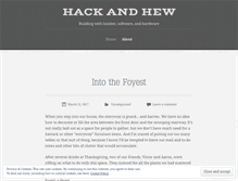 Tablet Screenshot of hackhew.com